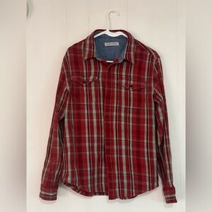 Outerknown Red Plaid Women’s Blanket Shirt